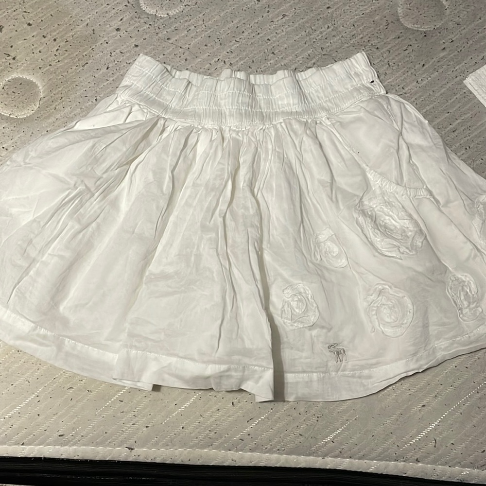 White Flowy Skirt